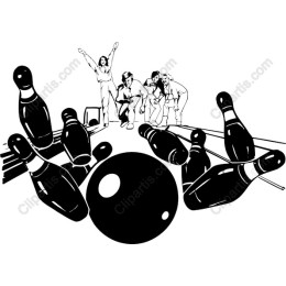 Bowling Strike Celebration