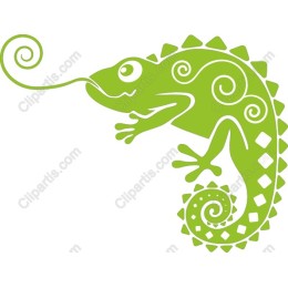 Vibrant Green Gecko