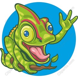 Whimsical Chameleon