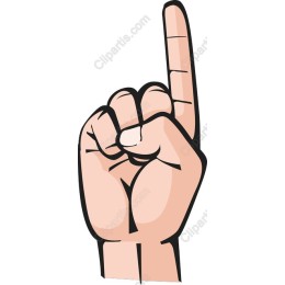 Number One Hand Gesture