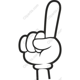Number One Hand Gesture