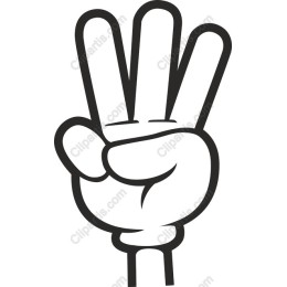 Three Fingers Hand Gesture