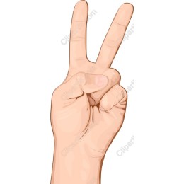 Peace Sign Hand Gesture