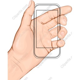 Hand Holding Smartphone