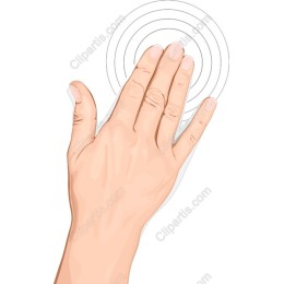 Dynamic Hand Gesture with Wave Effects