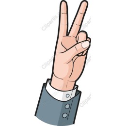 Peace Sign Hand Gesture