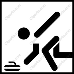 Dynamic Curling Athlete