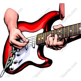 Dynamic Red Electric Guitar