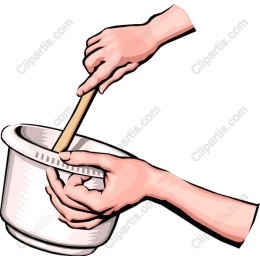 Culinary Creativity: Hands Stirring