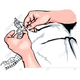 Lace Sewing Hands