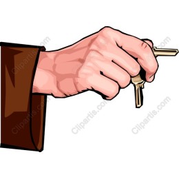 Hand Holding Keys