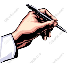 Hand Holding Pen