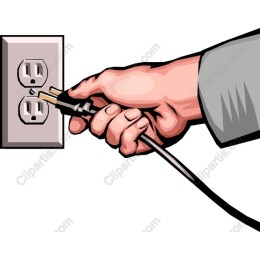 Hand Plugging Cord into Outlet