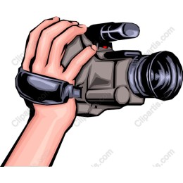Hand Holding Video Camera