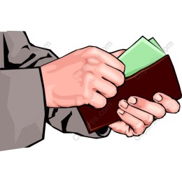 Hand Retrieving Cash