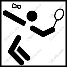 Badminton Player Action