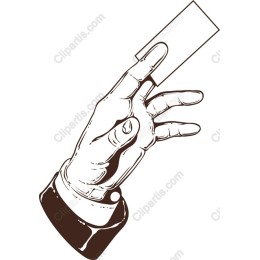 Hand Holding Business Card