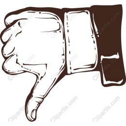 Thumbs Down Hand Gesture