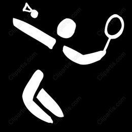 Dynamic Badminton Player