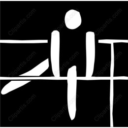 Minimalist Seated Figure