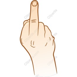 Defiant Hand Gesture