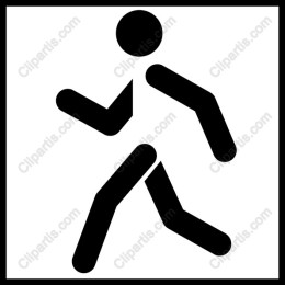Dynamic Running Person