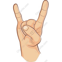 Rock On Hand Gesture