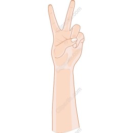 Peace Sign Hand