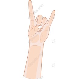 Rock On Hand Gesture