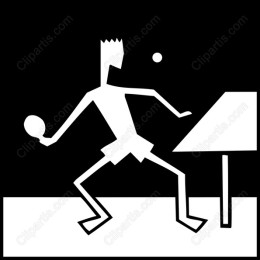 Dynamic Table Tennis Action