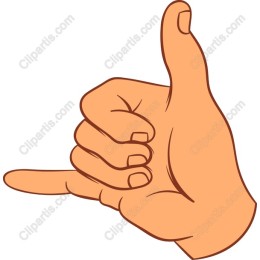 Hang Loose Hand Gesture