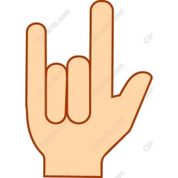 Rock On Hand Gesture