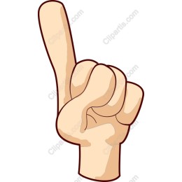 Number One Finger Gesture