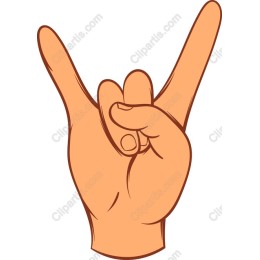Rock On Hand Gesture