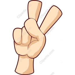Peace Sign Hand Gesture