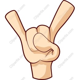 Rock On Hand Gesture