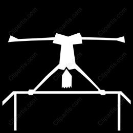 Gymnast on Balance Beam
