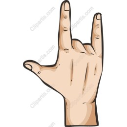 Rock On Hand Gesture