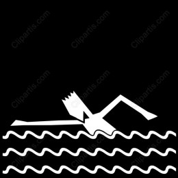 Minimalist Swimming Swimmer