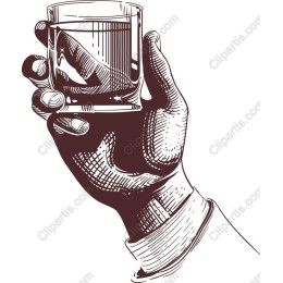 Hand Holding Glass