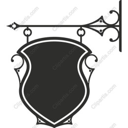Classic Elegance Hanging Signboard
