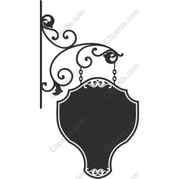 Elegant Ornate Signboard