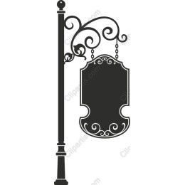 Vintage Scroll Signpost