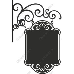 Ornate Hanging Sign