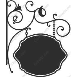 Ornate Hanging Sign