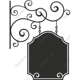 Ornate Hanging Sign