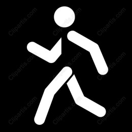 Dynamic Running Figure Icon
