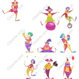 Whimsical Clown Collection