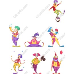 Whimsical Clown Collection