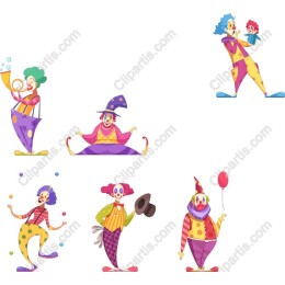 Vibrant Clown Collection